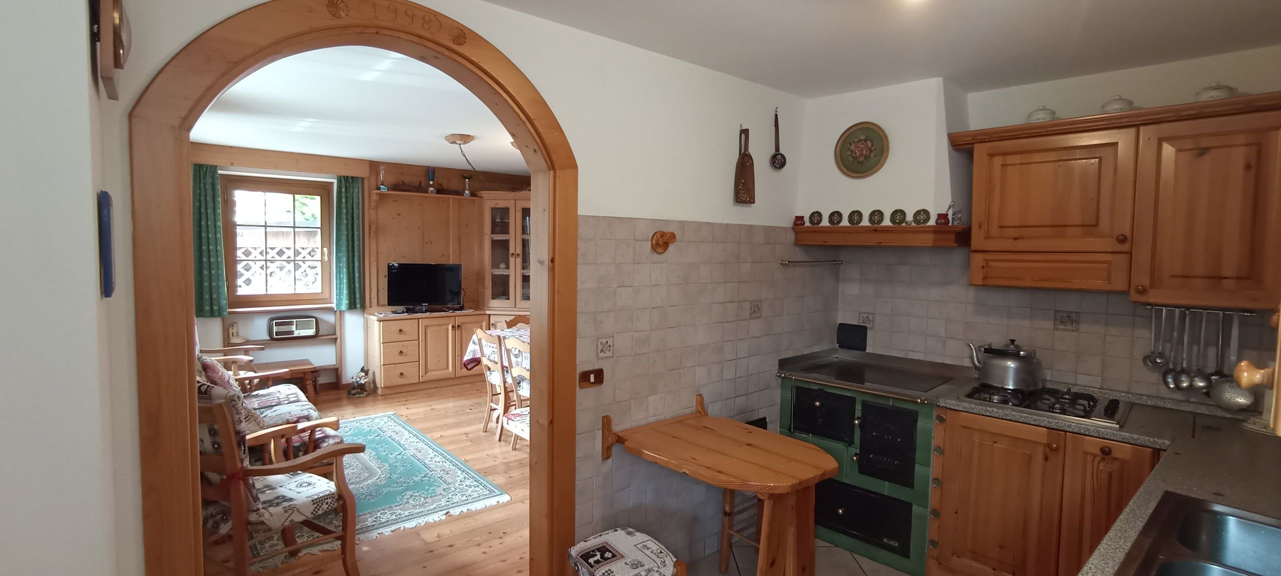 La cucina attrezzata